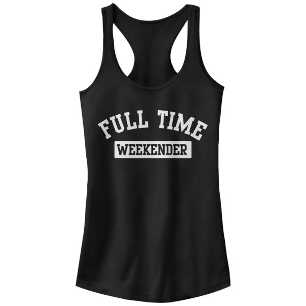 Junior_s CHIN UP Full Time Weekender Racerback Tank Top