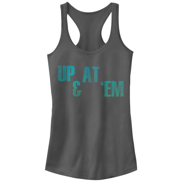 Junior_s CHIN UP Get Up and At Em Racerback Tank Top