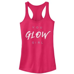 Junior_s CHIN UP Glow Girl Racerback Tank Top