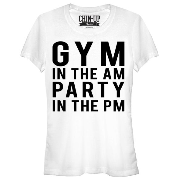 Junior_s CHIN UP Gym in the AM T-Shirt