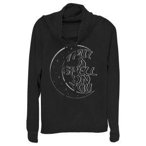 Junior_s CHIN UP Halloween Spell on You Cowl Neck Sweatshirt