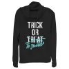 Junior_s CHIN UP Halloween Trick or Tequila Cowl Neck Sweatshirt
