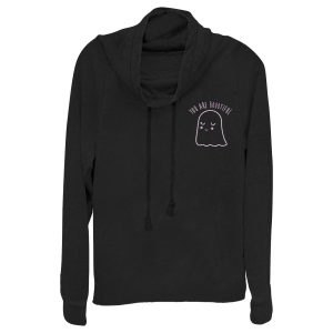 Junior_s CHIN UP Halloween You Are Bootiful Ghost Cowl Neck Sweatshirt