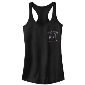 Junior_s CHIN UP Halloween You Are Bootiful Ghost Racerback Tank Top