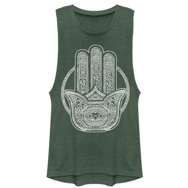 Junior_s CHIN UP Hamsa Hand Festival Muscle Tee