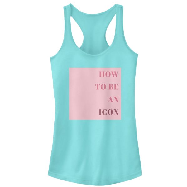 Junior_s CHIN UP How To Be An Icon Racerback Tank Top