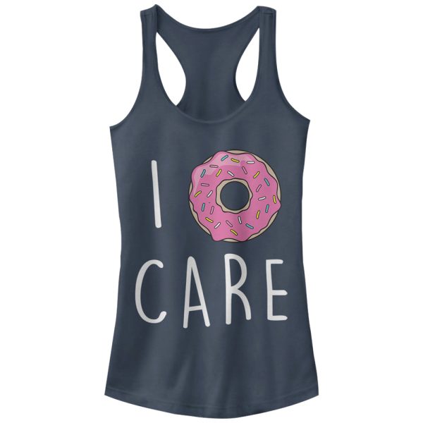 Junior_s CHIN UP I Donut Care Racerback Tank Top