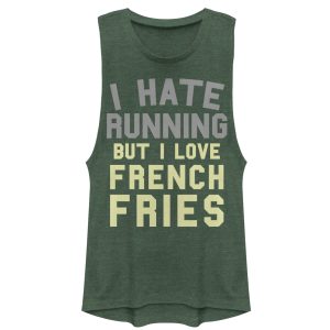 Junior_s CHIN UP I Love French Fries Festival Muscle Tee