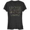 Junior_s CHIN UP I Promise to Love You During Baseball Season T-Shirt