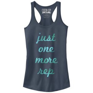 Junior_s CHIN UP Just One More Rep Racerback Tank Top