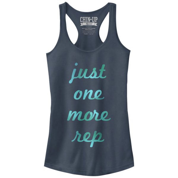 Junior_s CHIN UP Just One More Rep Racerback Tank Top