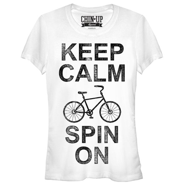 Junior_s CHIN UP Keep Calm Spin On T-Shirt