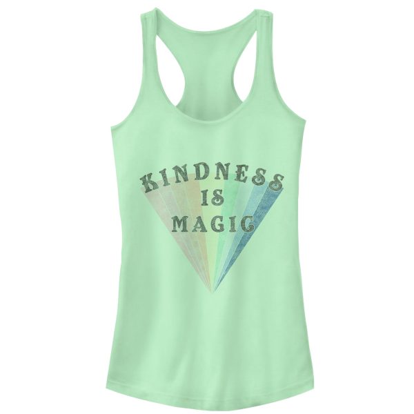 Junior_s CHIN UP Kindness is Magic Rainbow Racerback Tank Top