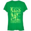 Junior_s CHIN UP Kiss Me I Work Out T-Shirt