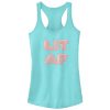 Junior_s CHIN UP LIT AF Racerback Tank Top