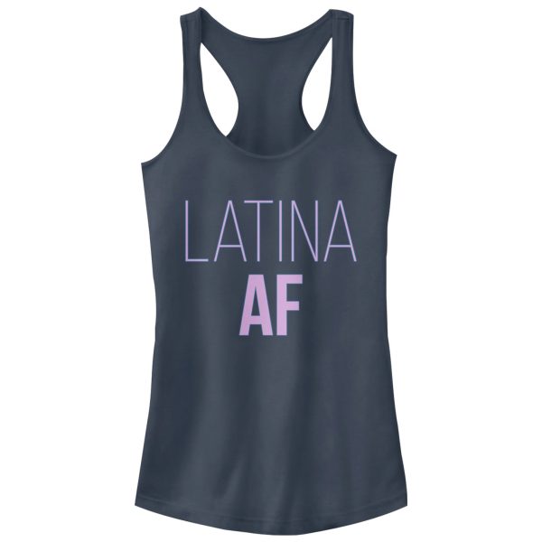 Junior_s CHIN UP Latina AF Racerback Tank Top