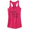 Junior_s CHIN UP Let_s Get Om Racerback Tank Top
