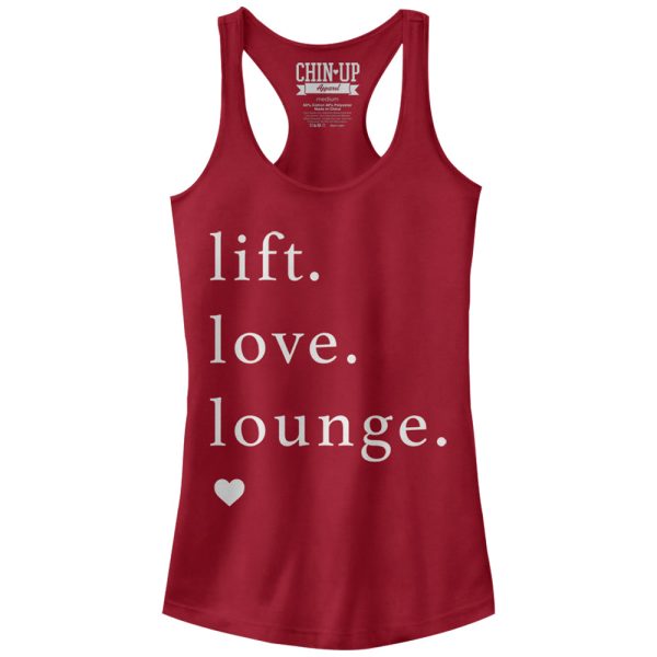 Junior_s CHIN UP Lift Love Lounge Racerback Tank Top