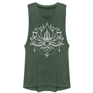 Junior_s CHIN UP Lotus Flower Chandelier Festival Muscle Tee