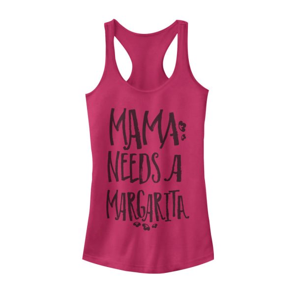 Junior_s CHIN UP Mama Needs Margarita Racerback Tank Top