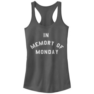 Junior_s CHIN UP Memory of Monday Racerback Tank Top