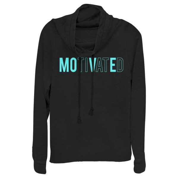 Junior_s CHIN UP Motivated Move Text Cowl Neck Sweatshirt