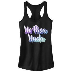 Junior_s CHIN UP No Pasa Nada Racerback Tank Top