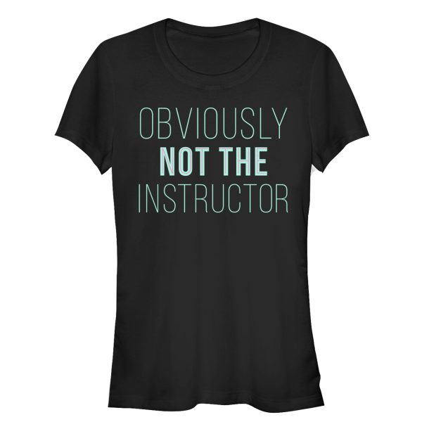 Junior_s CHIN UP Not the Instructor T-Shirt