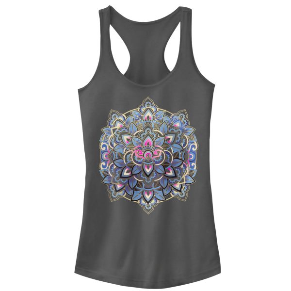 Junior_s CHIN UP Paisley Mandala Racerback Tank Top