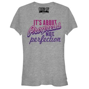 Junior_s CHIN UP Progress Not Perfection T-Shirt