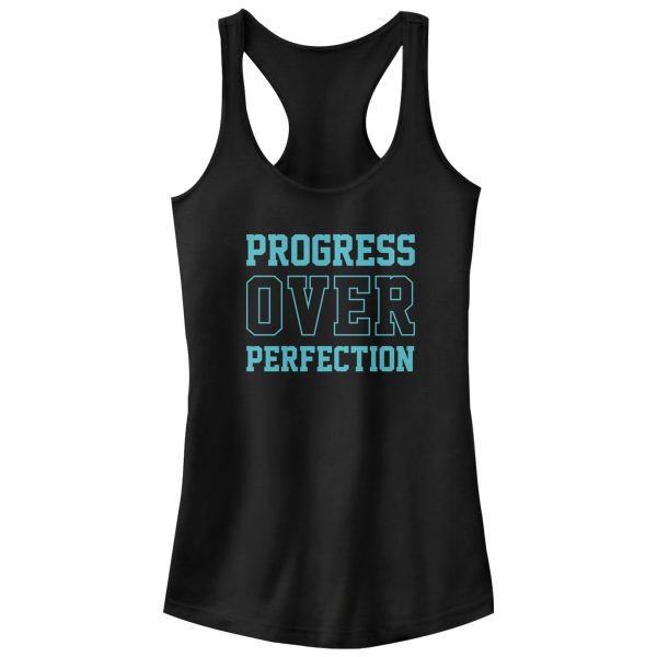 Junior_s CHIN UP Progress Over Perfection Racerback Tank Top