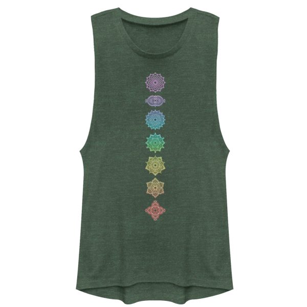 Junior_s CHIN UP Rainbow Chakra Festival Muscle Tee