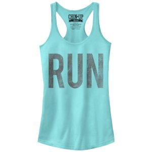 Junior_s CHIN UP Run Racerback Tank Top