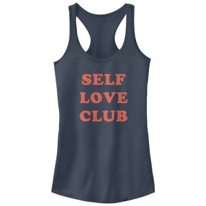 Junior_s CHIN UP Self Love Club Racerback Tank Top