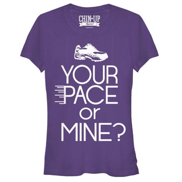 Junior_s CHIN UP Shoe Your Pace or Mine T-Shirt