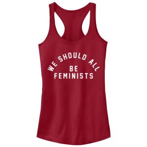 Junior_s CHIN UP Should All Be Feminists Racerback Tank Top