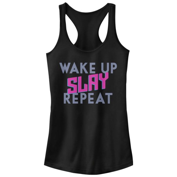 Junior_s CHIN UP Slay Repeat Racerback Tank Top