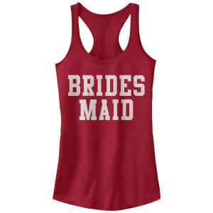 Junior_s CHIN UP Sporty Bridesmaid Racerback Tank Top