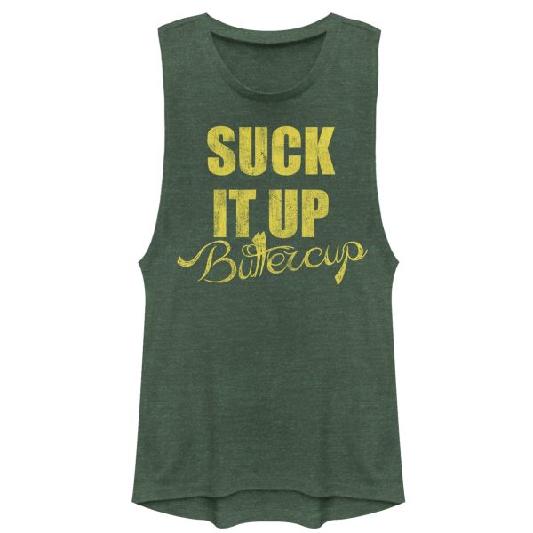 Junior_s CHIN UP Suck it up Buttercup Festival Muscle Tee