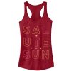 Junior_s CHIN UP Sun Salute Racerback Tank Top