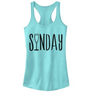 Junior_s CHIN UP Sunday Champagne Brunch Racerback Tank Top