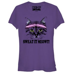 Junior_s CHIN UP Sweat it Meowt T-Shirt