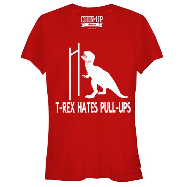 Junior_s CHIN UP T-Rex Pull-Ups T-Shirt