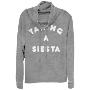 Junior_s CHIN UP Take a Siesta Cowl Neck Sweatshirt