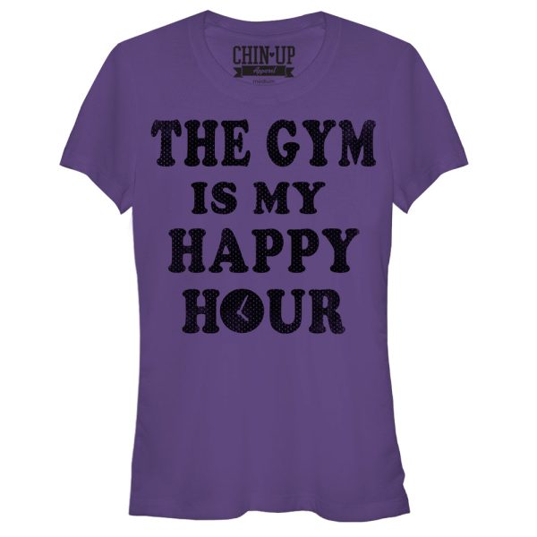 Junior_s CHIN UP The Gym is my Happy Hour T-Shirt