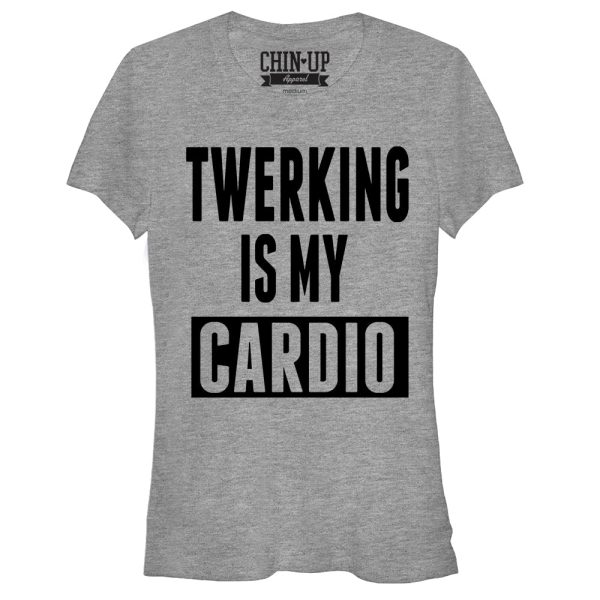 Junior_s CHIN UP Twerking is my Cardio T-Shirt