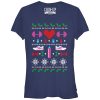 Junior_s CHIN UP Ugly Christmas Workout T-Shirt