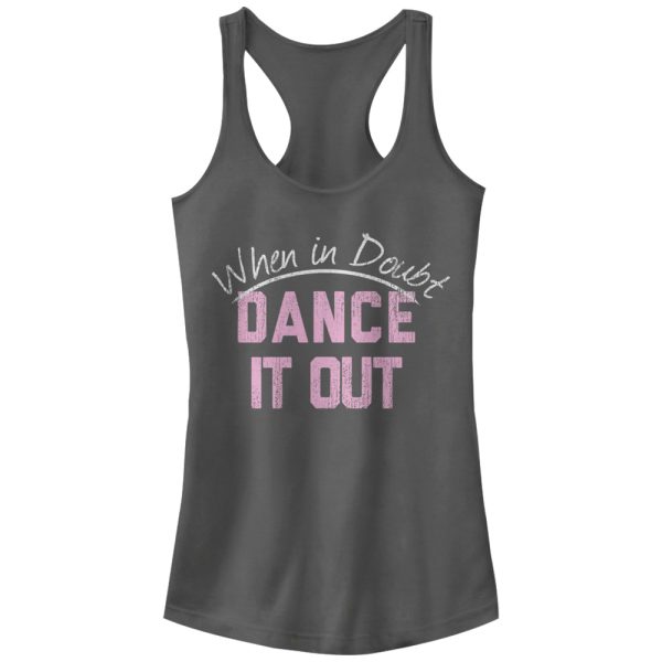 Junior_s CHIN UP When in Doubt Dance it Out Racerback Tank Top