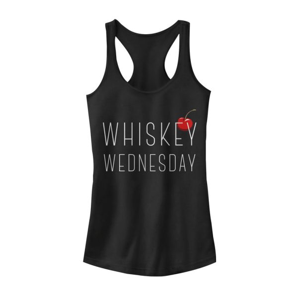 Junior_s CHIN UP Whiskey Wednesday Racerback Tank Top