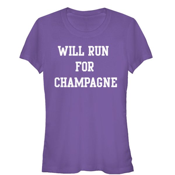 Junior_s CHIN UP Will Run For Champagne T-Shirt